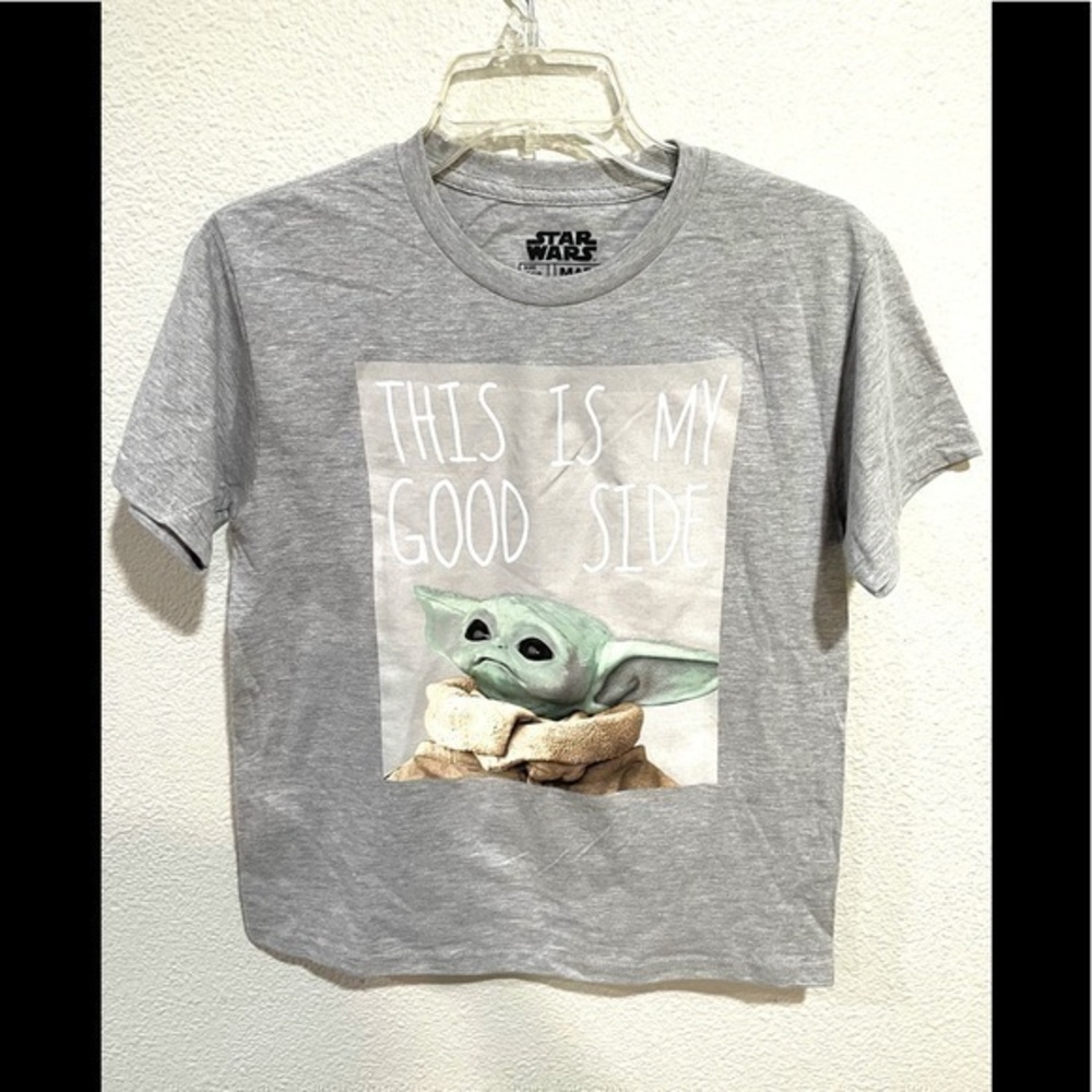 STAR WARS Yoda T-Shirt “ This is my good side” S